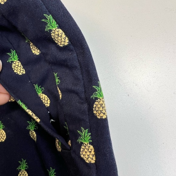 J. Crew Pineapple Print Stretch Chino Shorts Size 12 - Picture 8 of 12